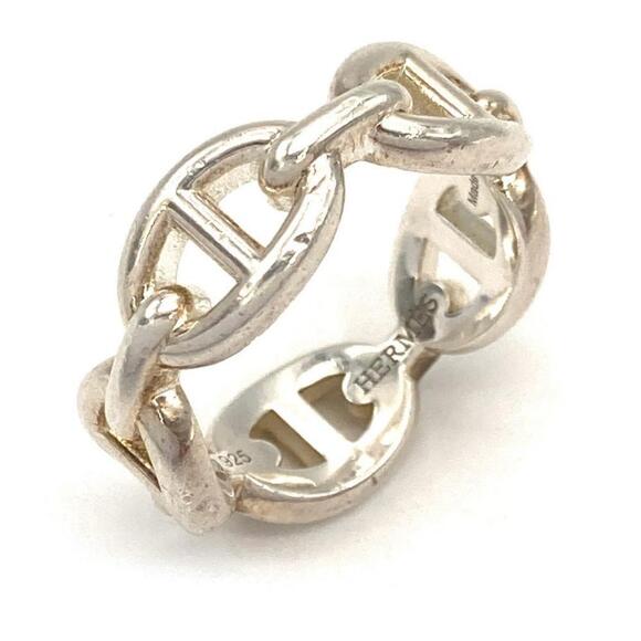 HERMES Silver Ring #52 - Picture 5 of 8